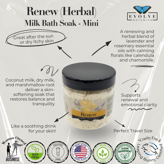 Milk Bath - Renew (Herbal) Mini