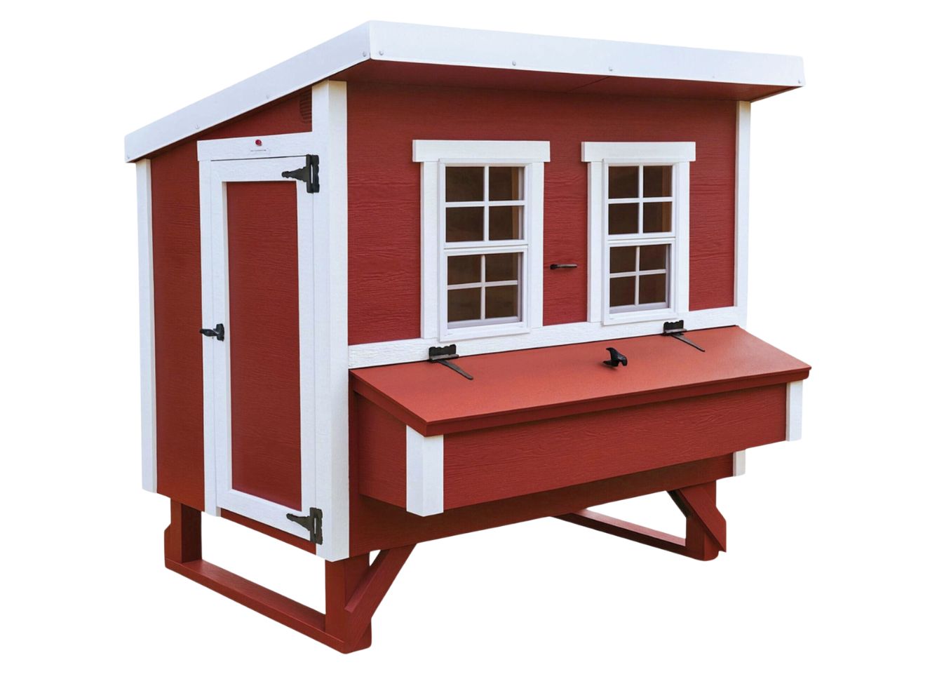 OverEZ large chicken coop designed for up to 15 chickens, featuring spacious outdoor run and sturdy wooden construction.