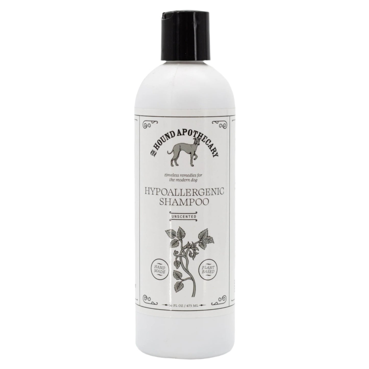 Unscented Hypoallergenic Dog Shampoo | 16 oz | The Hound Apothecary - BuyNebraska.com ~ Blessings Grow Meadows