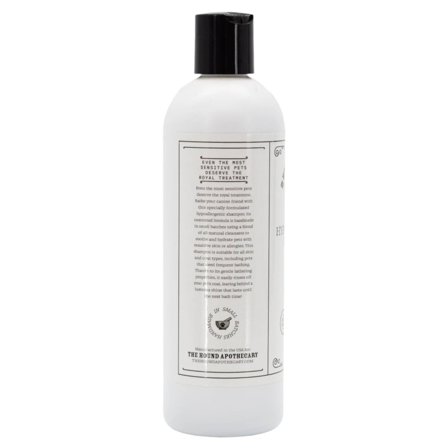 Unscented Hypoallergenic Dog Shampoo | 16 oz | The Hound Apothecary - BuyNebraska.com ~ Blessings Grow Meadows