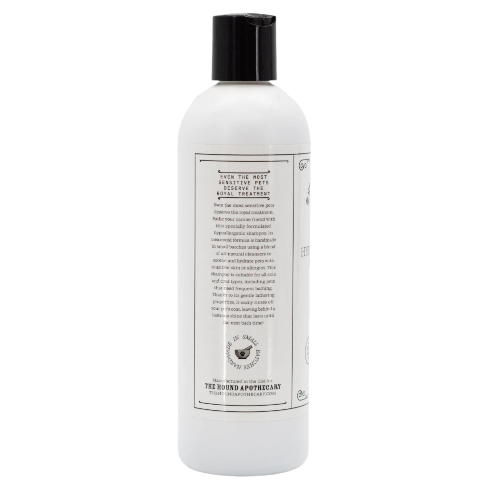 Unscented Hypoallergenic Dog Shampoo | 16 oz | The Hound Apothecary - BuyNebraska.com ~ Blessings Grow Meadows