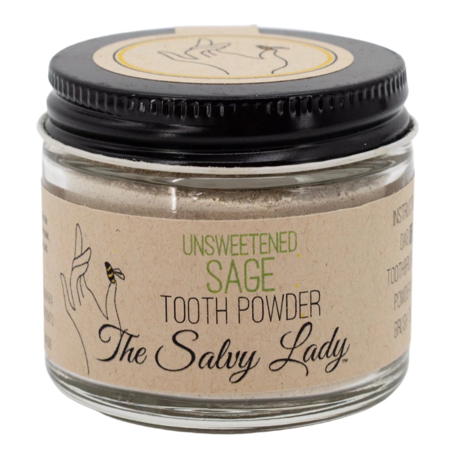 Tooth Powder | 2 oz | Multiple Flavors | Fluoride Free | The Salvy Lady - BuyNebraska.com ~ Blessings Grow Meadows
