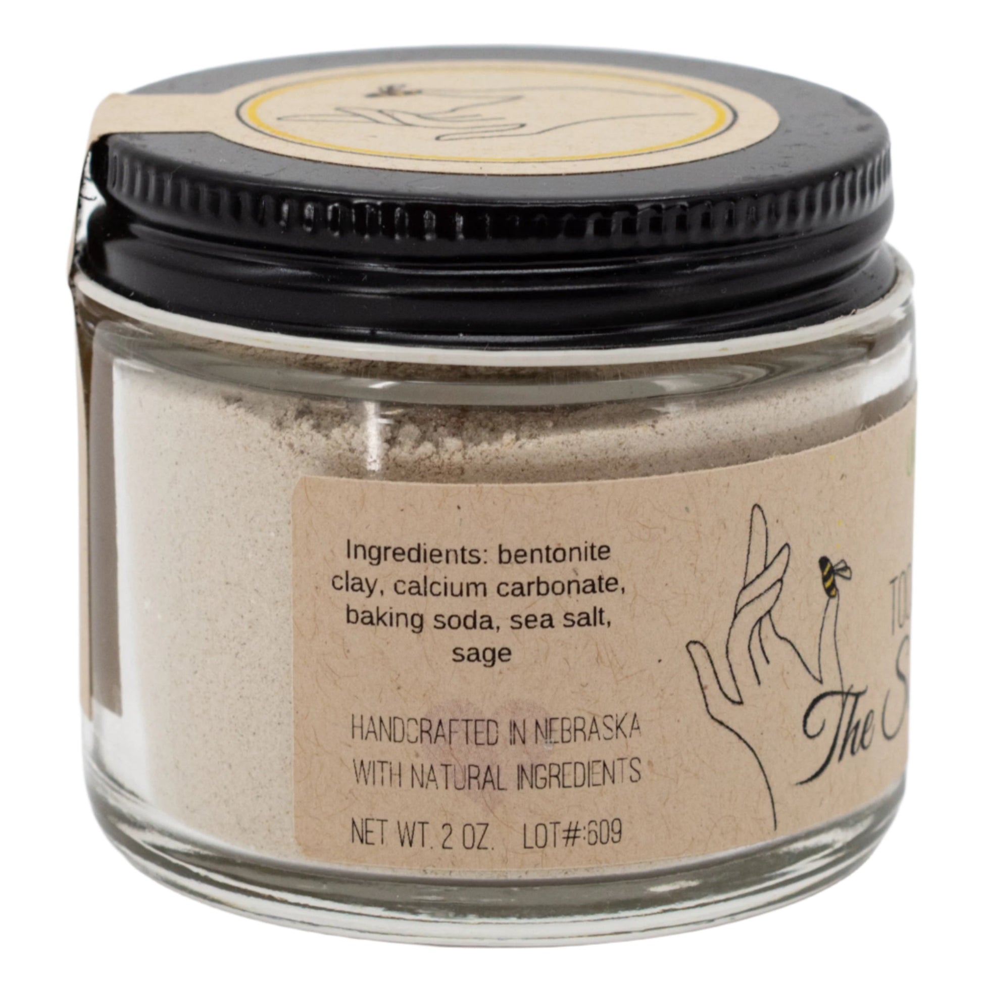 Tooth Powder | 2 oz | Multiple Flavors | Fluoride Free | The Salvy Lady - BuyNebraska.com ~ Blessings Grow Meadows