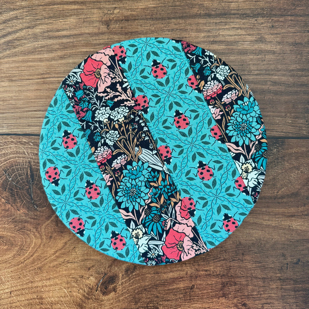 Small bowl and banneton covers from Five Oaks Farm, natural fabric covers used for bread proofing and dough rising.