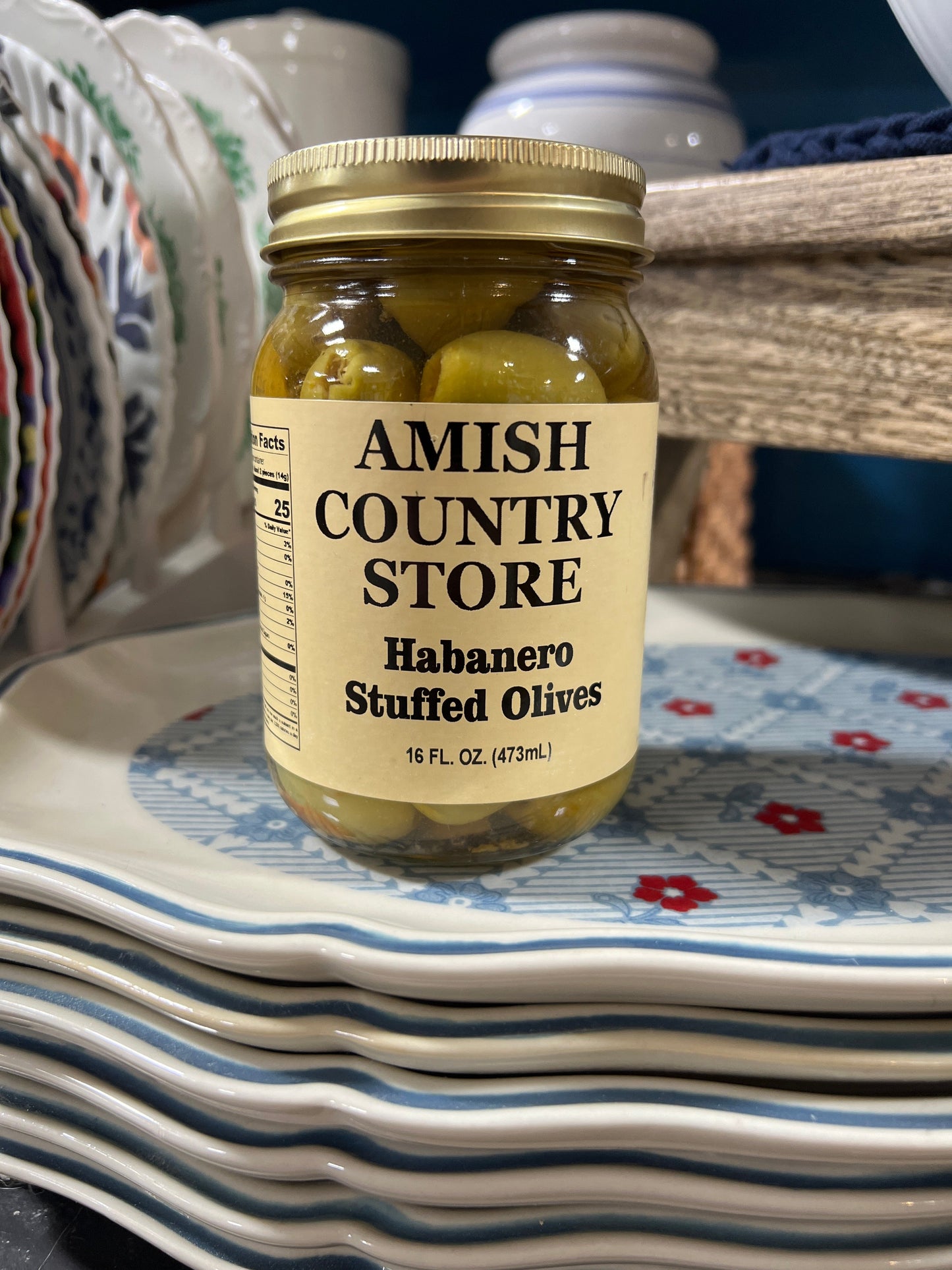 Habanero Stuffed Olives 16oz