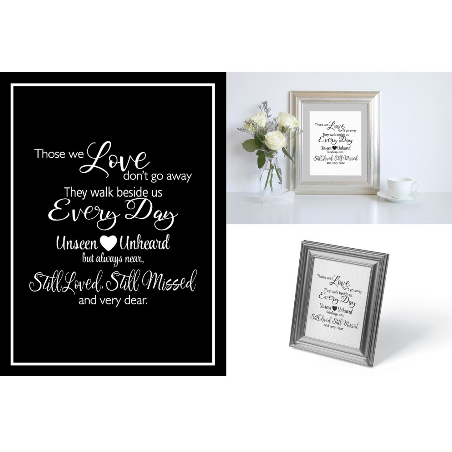 Gift Bundle - Serenity Memorial Wind Chimes - Memorial Heart Included 32” - Blessings Grow Meadows