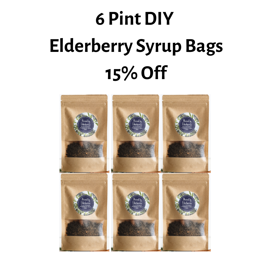 DIY Pint size Elderberry Syrup kit - Blessed by Elderberries ~ Blessings Grow Meadows