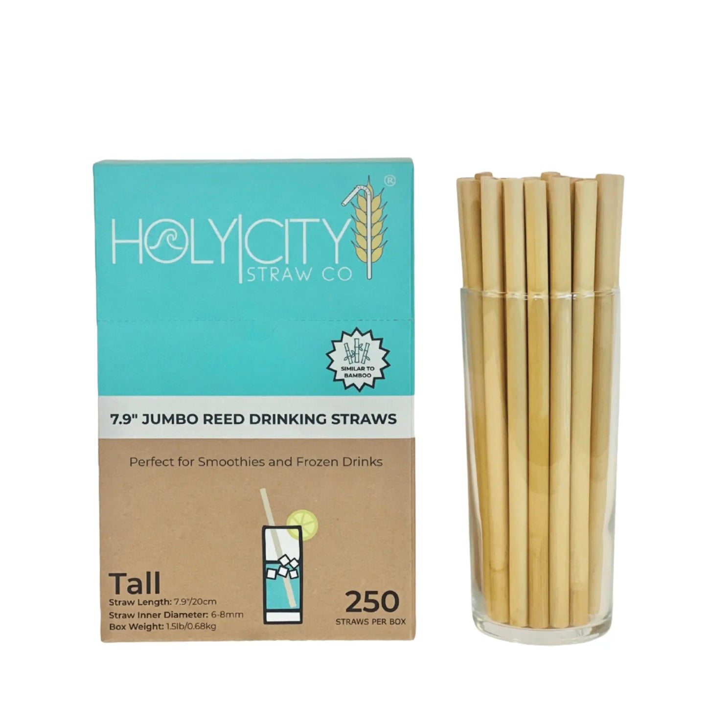7.9 Jumbo Reed Straws - Blessings Grow Meadows -