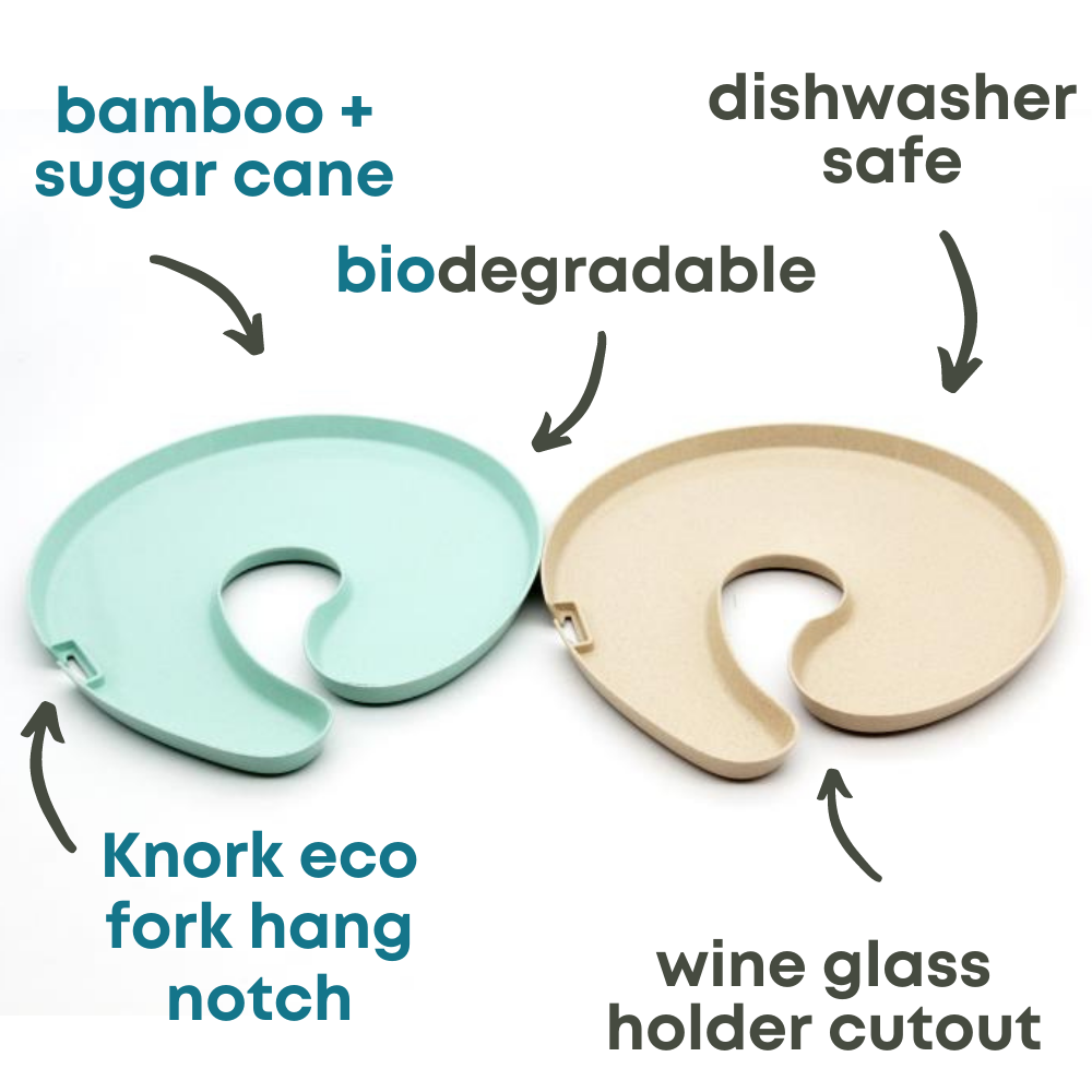 KNORK Eco Party Plate, 2 Pack