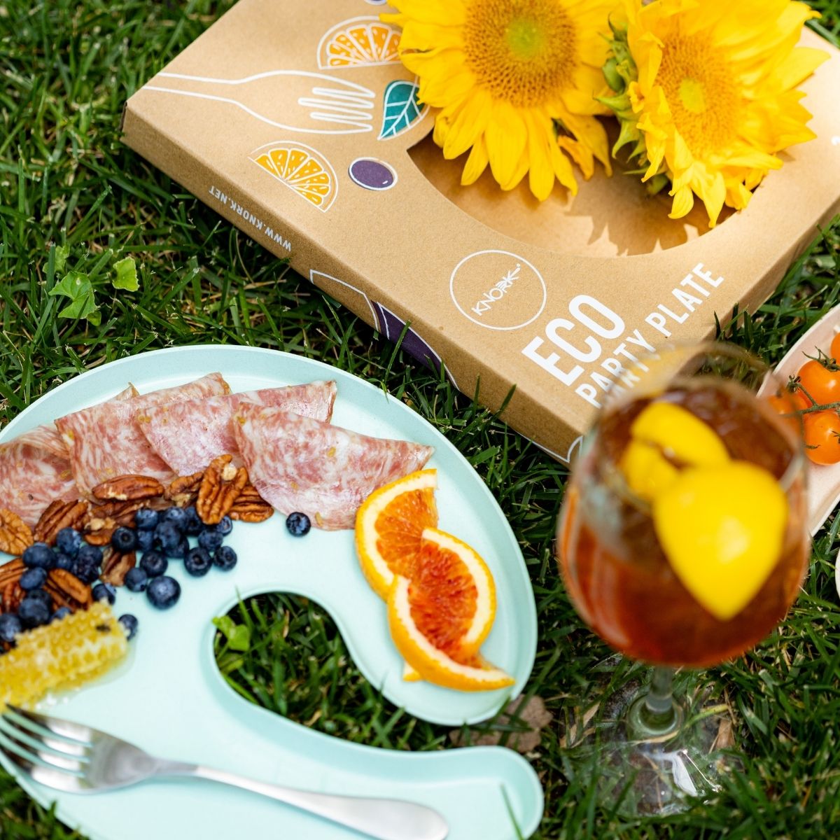 KNORK Eco Party Plate, 2 Pack