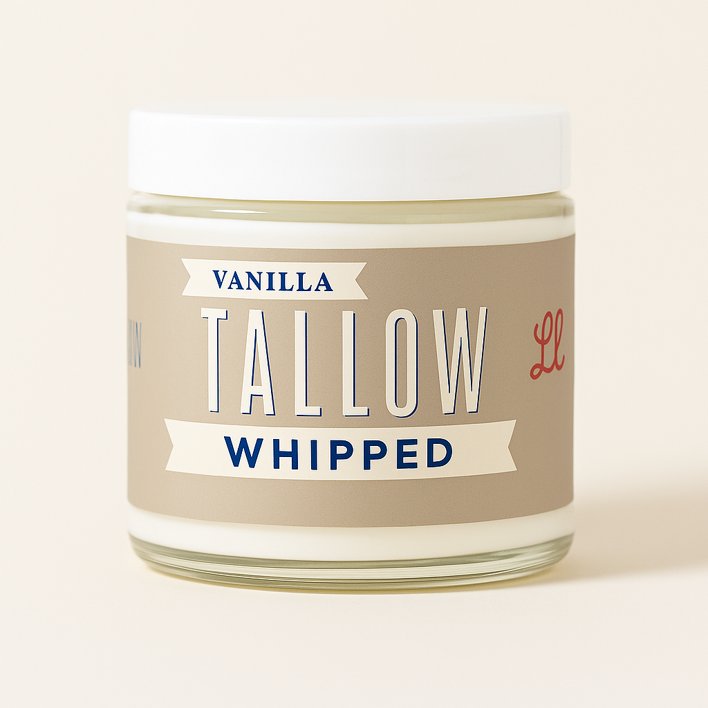Whipped Tallow Trio - 9oz - Lavender, Vanilla, Eucalyptus Premium Quality All Natural Gift Box by The Lady May - Lady May Tallow ~ Blessings Grow Meadows
