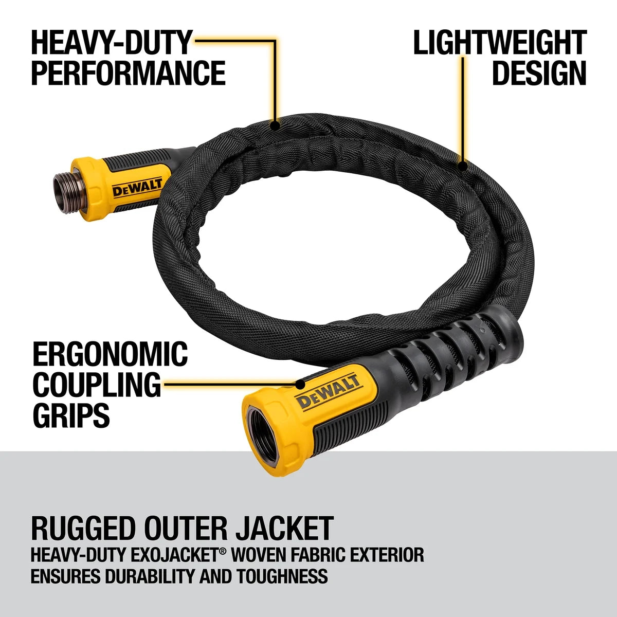 DEWALT® Heavy-Duty Professional Grade Fabric Hose