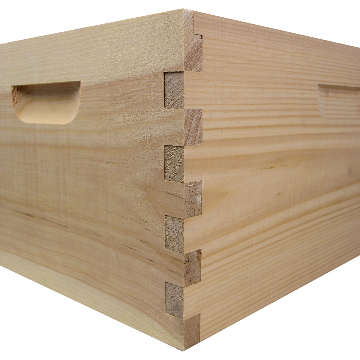8 Frame Complete Beehive Kit – Fully Assembled (1 Deep Box) Amish-Made with Frames & Wax-Coated Foundations