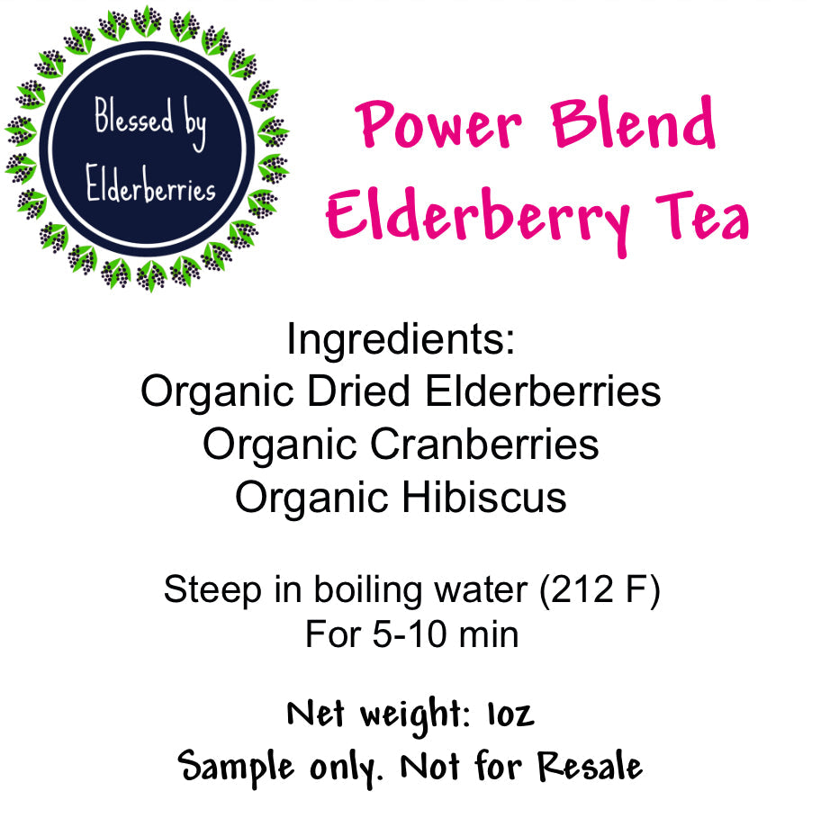 Tea Lovers Sampler Bundle - Blessed by Elderberries ~ Blessings Grow Meadows