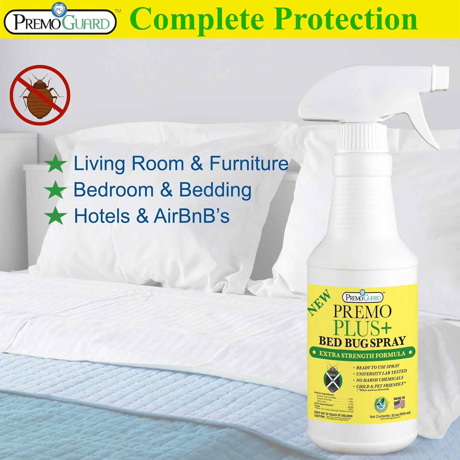 Bed Bug Plus  - All Natural Non-Toxic - By Premo Guard - Premo Natural Products ~ Blessings Grow Meadows