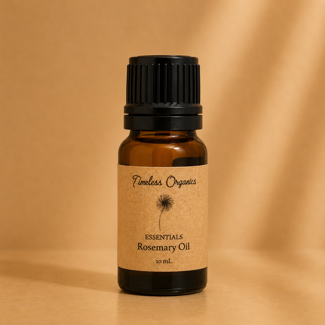 Fresh sprigs of rosemary from Timeless Organics Skin Care, showing vibrant green leaves with woody stems.
