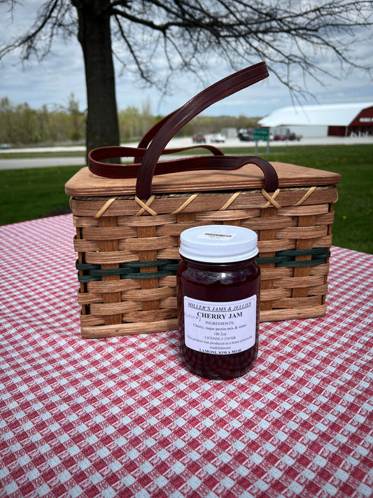 Miller's Cherry Jam - 100% Authentic, Local Amish Made Jam