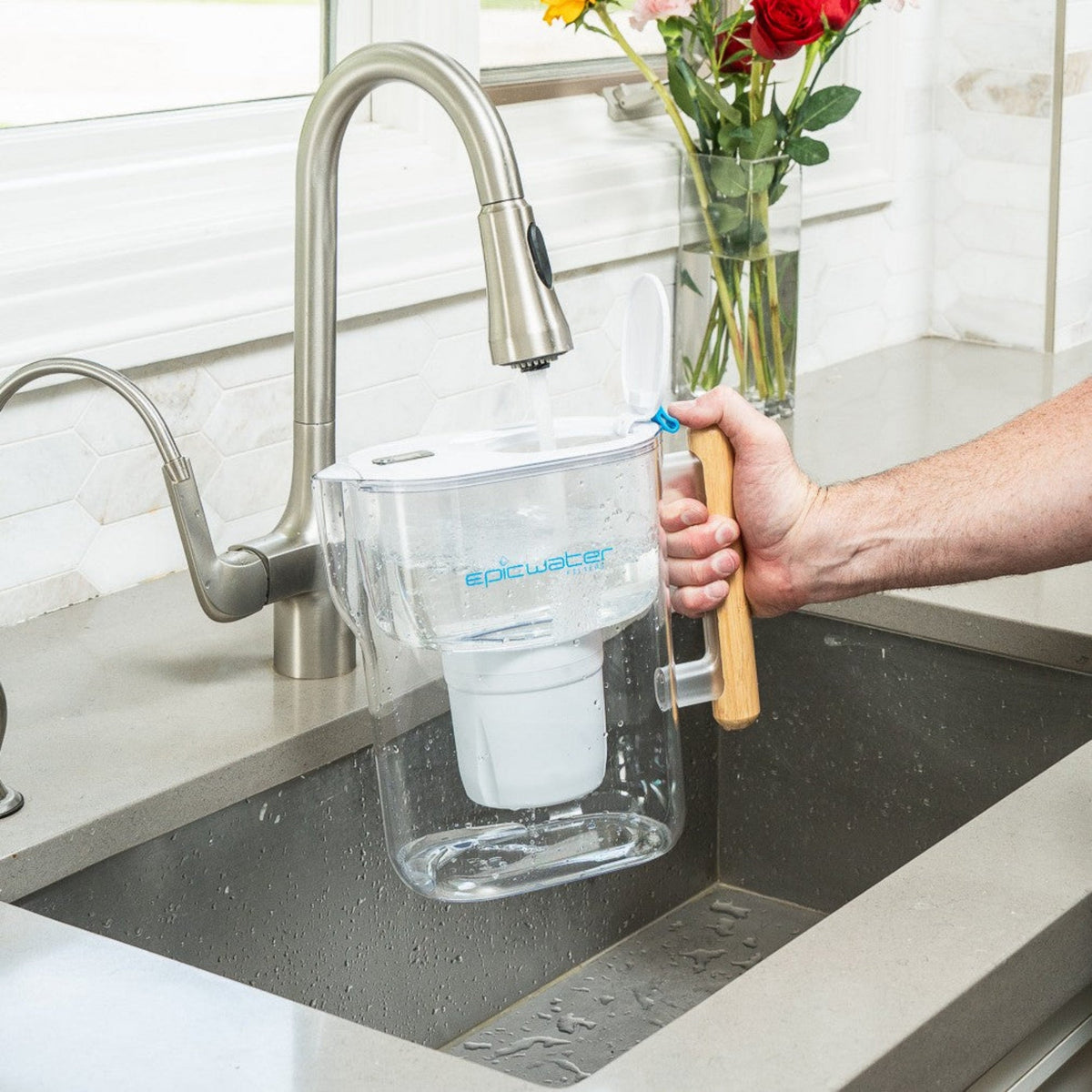 Pure XP Pitcher | Reduces Fluoride, PFAS, & Parasites