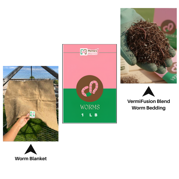 1 LB Worms + Vermifusion + Worm Blanket Combo (SC)