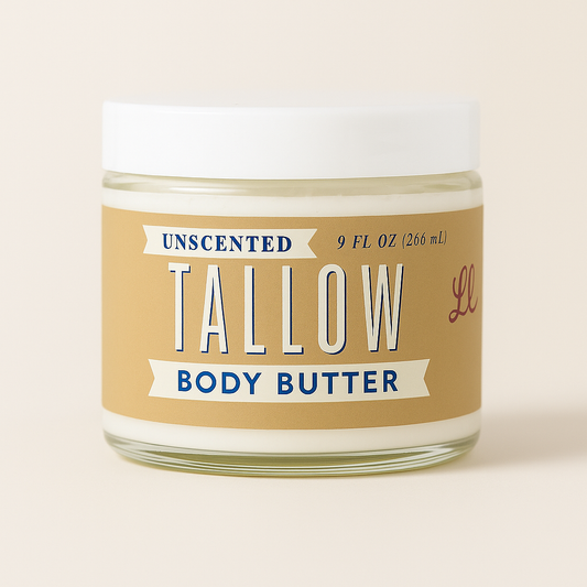 Original Tallow Body Butter – Unscented Grass-Fed Beef Tallow Moisturizer | Lady May - The Lady May ~ Blessings Grow Meadows