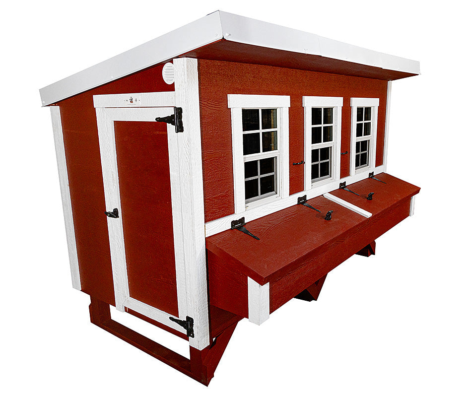 OverEZ XL Chicken Coop designed for up to 20 chickens, featuring spacious outdoor enclosure and durable construction.