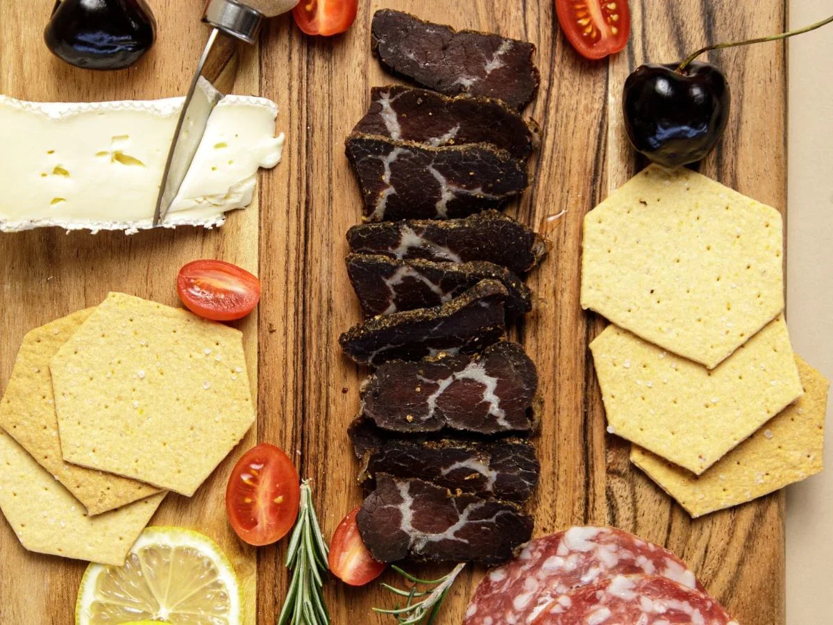 8 oz Smokehouse Beef Biltong Slab - Blessings Grow Meadows -