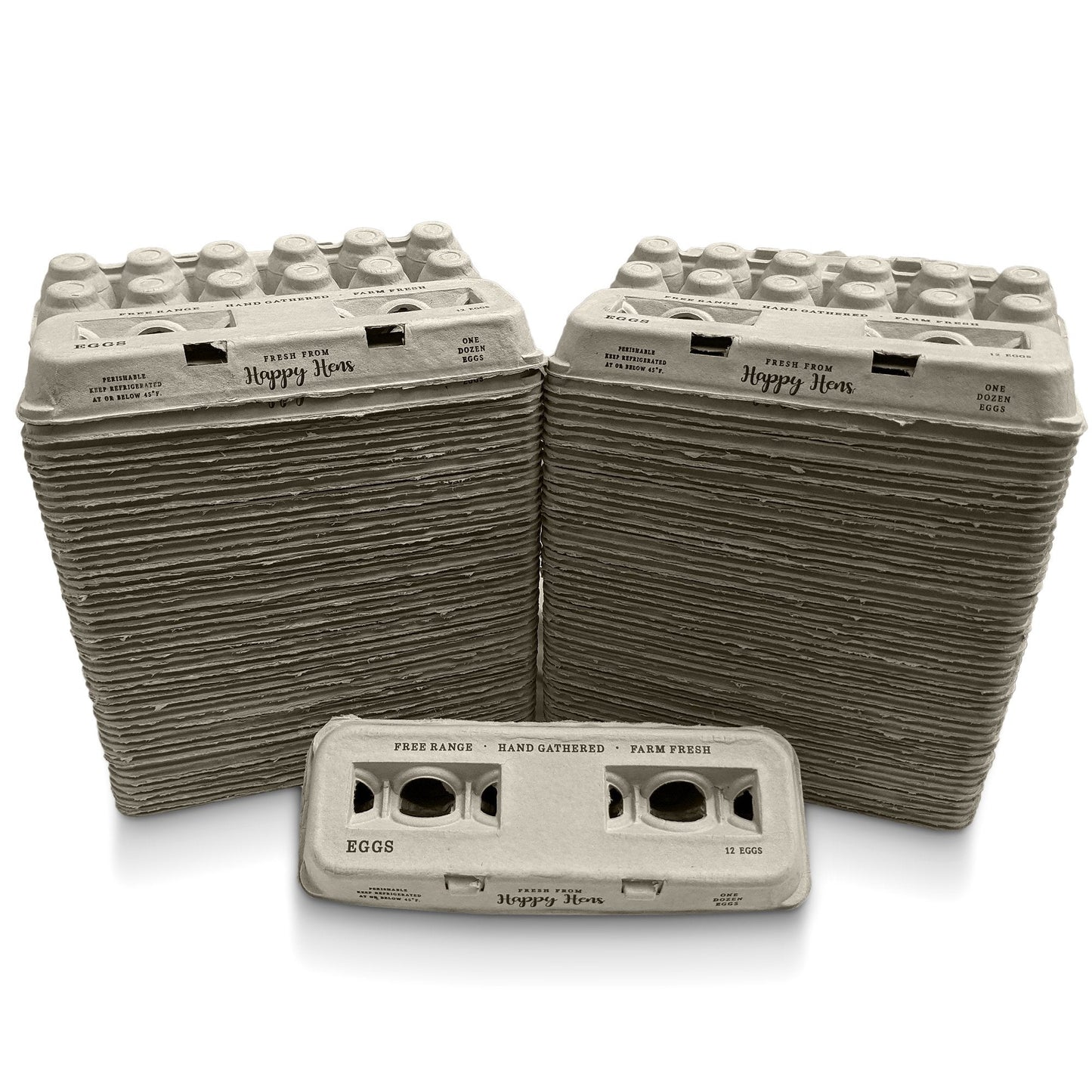 Henlay Blank Stamping Egg Cartons - 25, 90, or 250 - Blessings Grow Meadows