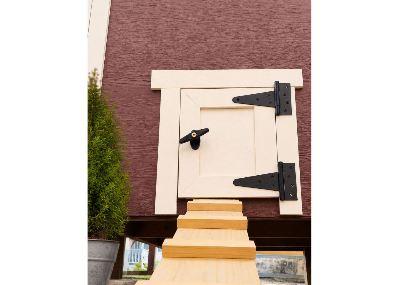 OverEZ Large Chicken Coop designed for up to 15 chickens, featuring a spacious outdoor shelter and secure nesting areas.