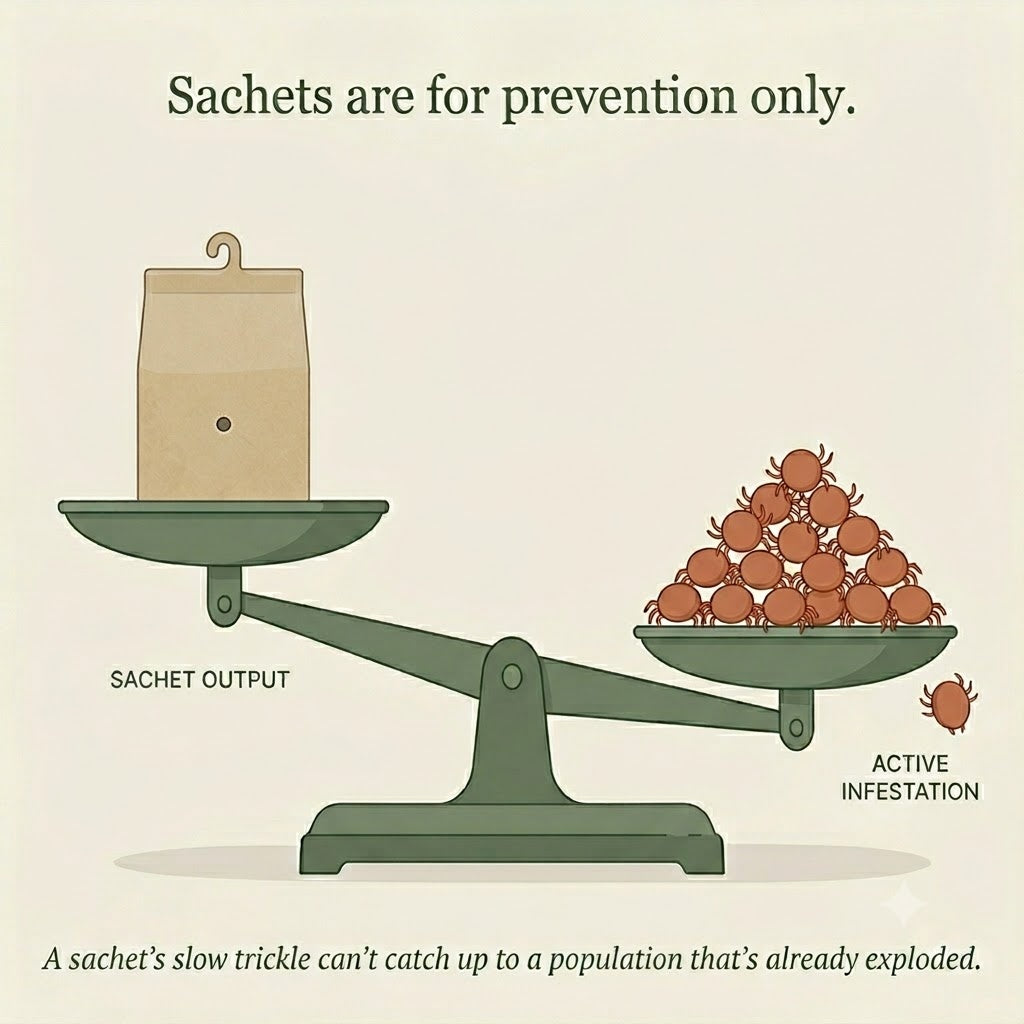 Neoseiulus californicus Prevention Sachets