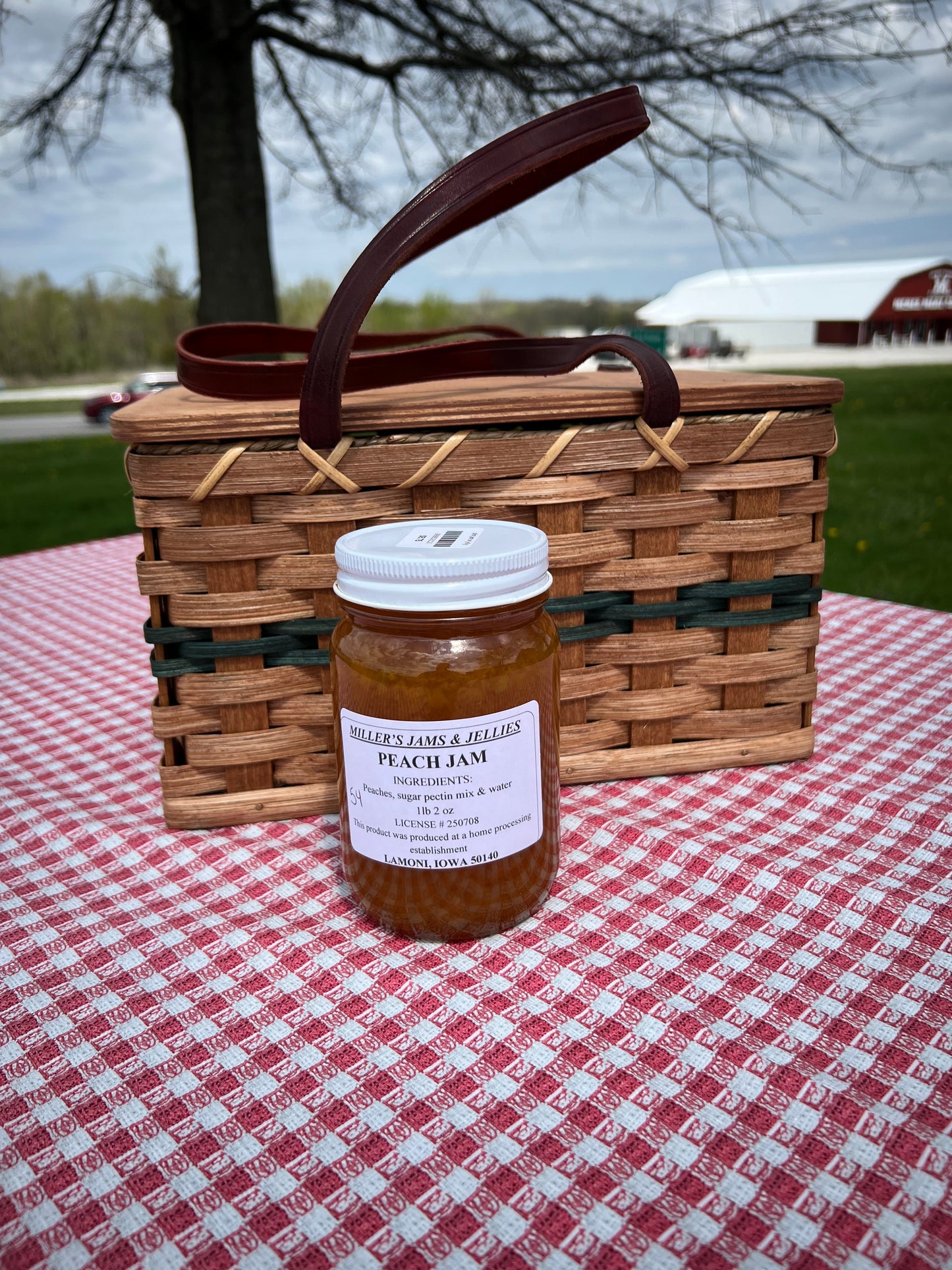 Miller's Peach Jam - 100% Authentic, Local Amish Made Jam