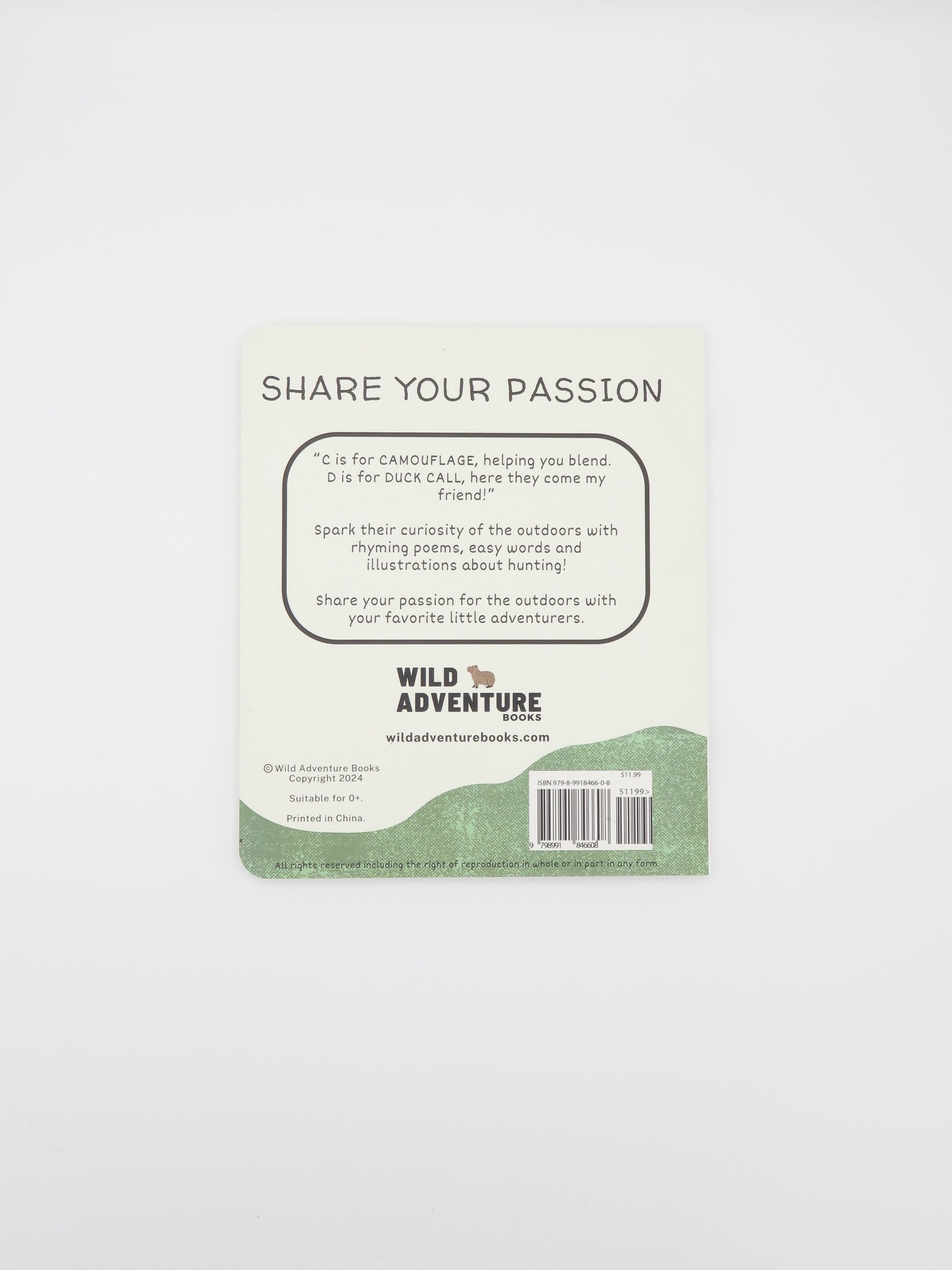 ABC's of Hunting - Wild Adventure Books ~ Blessings Grow Meadows