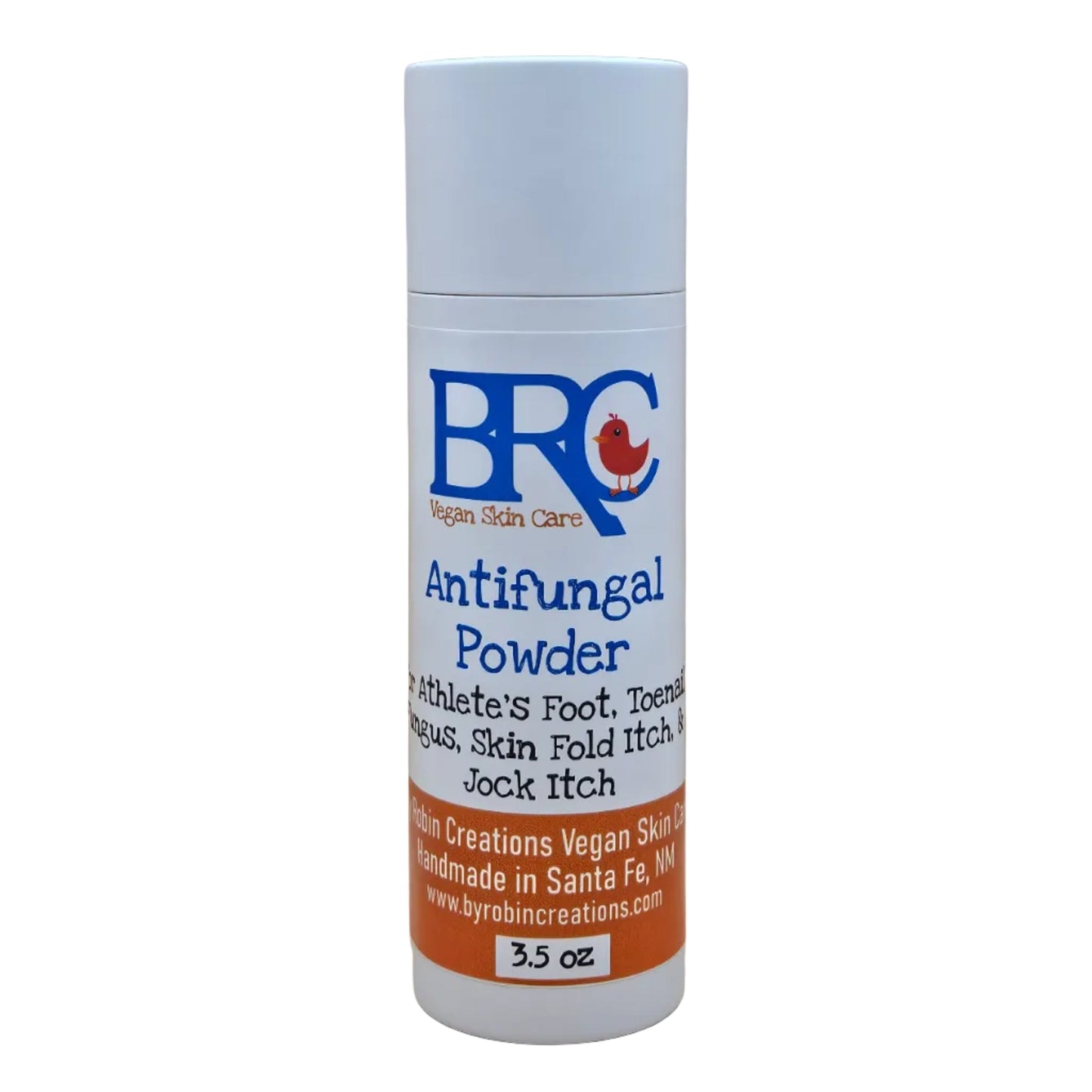 By Robin Creations Athlete's Foot Antifungal Powder for feet, toenail fungus, skin folds, underboob, and jock itch relief