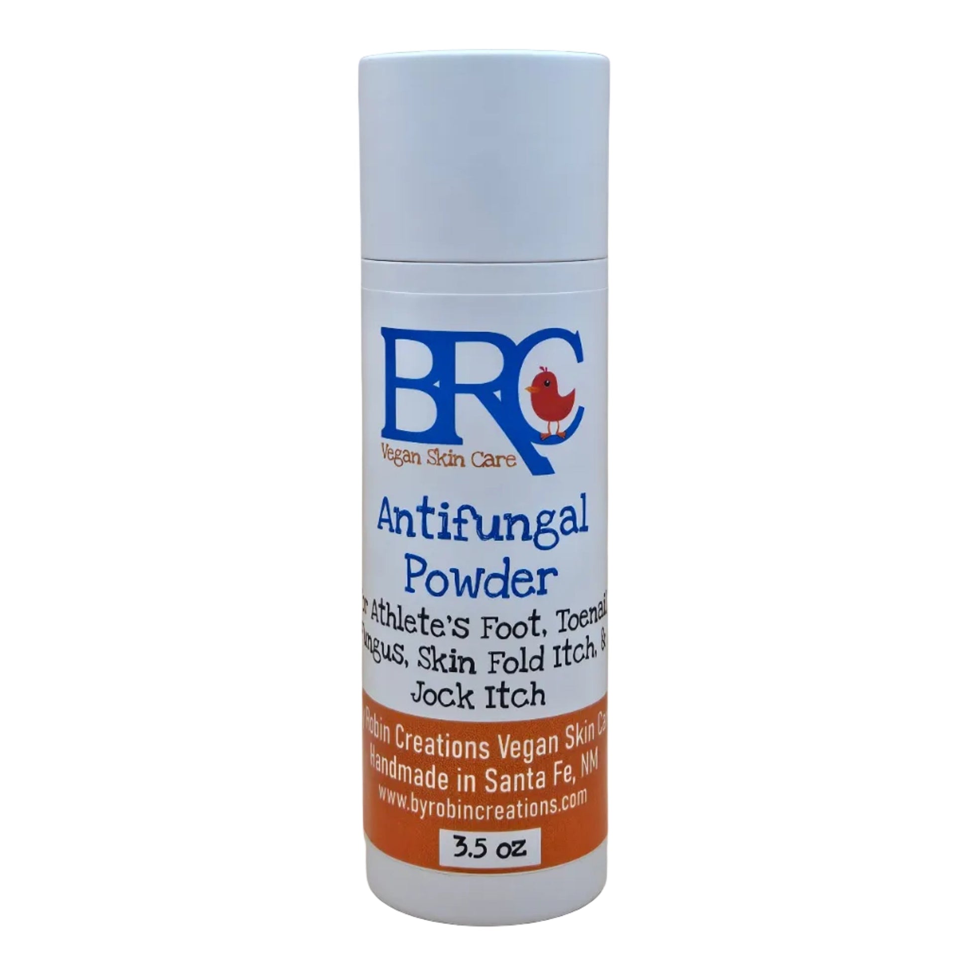 By Robin Creations Athlete's Foot Antifungal Powder for feet, toenail fungus, skin folds, underboob, and jock itch relief