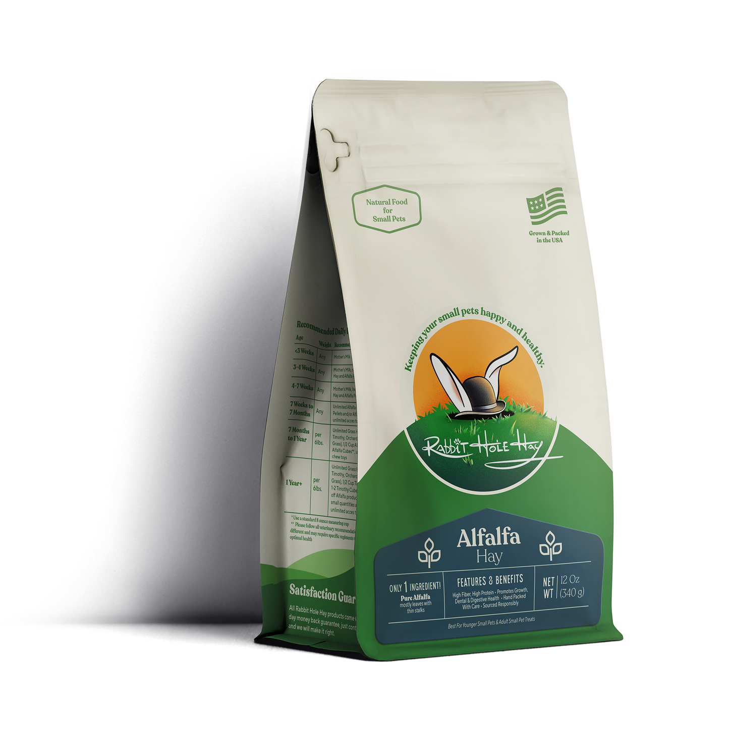 Rabbit Hole Hay Ultra Premium Alfalfa Hay - Rabbit Hole Hay ~ Blessings Grow Meadows