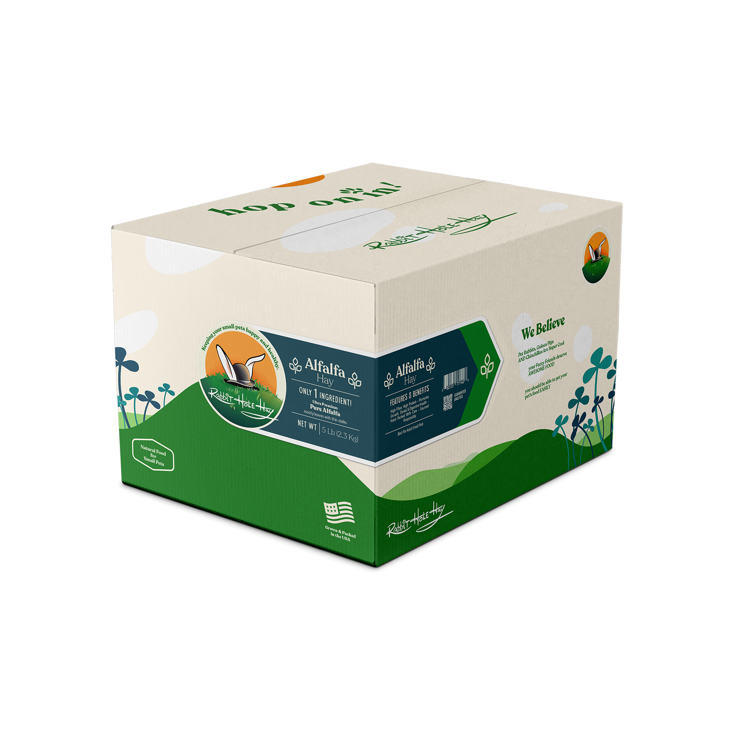 Rabbit Hole Hay Ultra Premium Alfalfa Hay - Rabbit Hole Hay ~ Blessings Grow Meadows