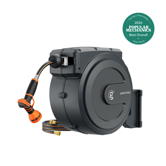 Retractable Garden Hose Reel 62ft-155ft