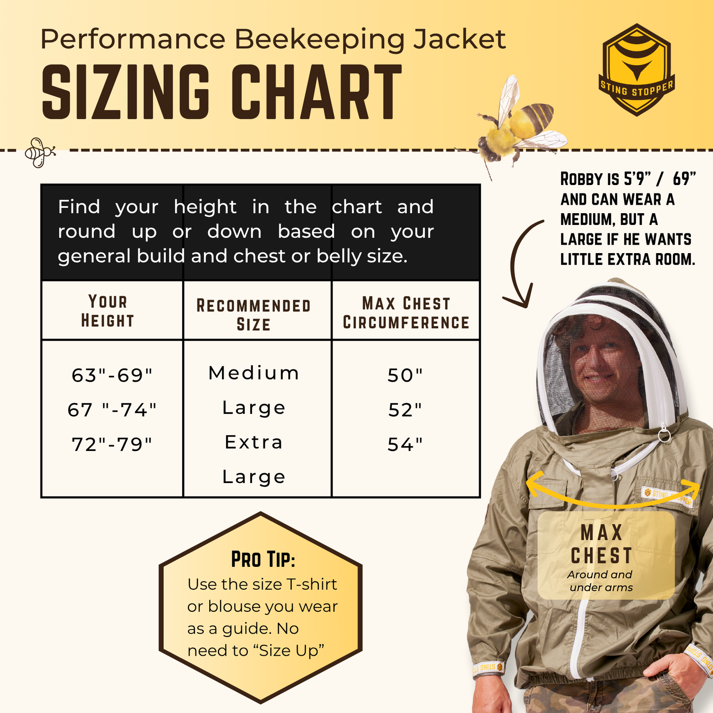Performance Beekeeping Jacket - Foxhound Bee Company ~ Blessings Grow Meadows