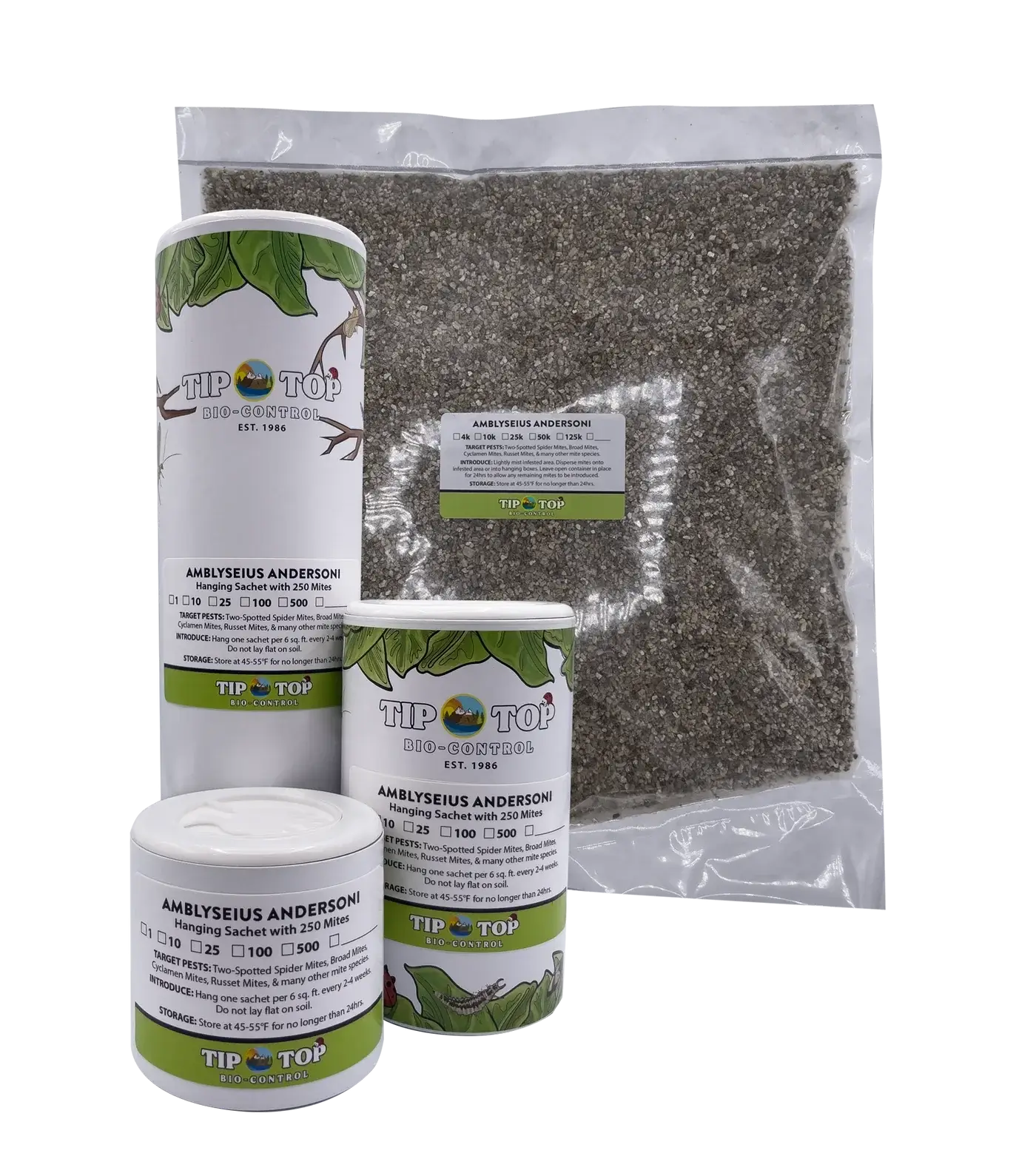 Amblyseius andersoni Treatment Bottles - Blessings Grow Meadows -