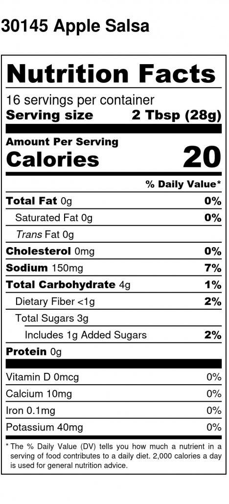 Apple Salsa 16 oz