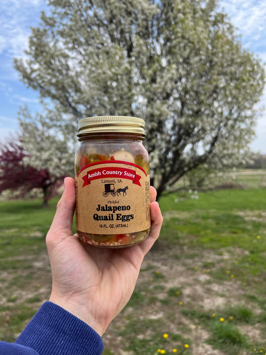Pickled Jalapeño Quail Eggs