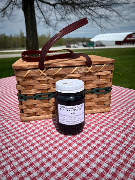 Miller's Black Raspberry Jam - 100% Authentic, Local Amish Made Jam