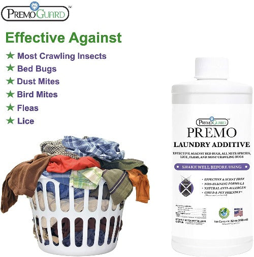 Bed Bug & Mite Killer Laundry Additive - All Natural Non-Toxic - By Premo Guard - Premo Natural Products ~ Blessings Grow Meadows