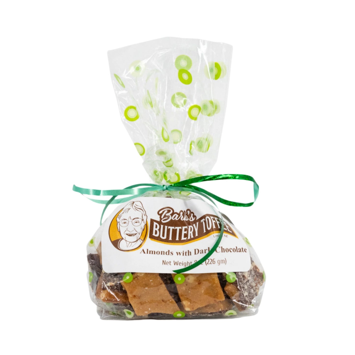 Homemade Dark Chocolate Toffee | 8 oz | Multiple Nut Options | Barb's Buttery Toffee - BuyNebraska.com ~ Blessings Grow Meadows