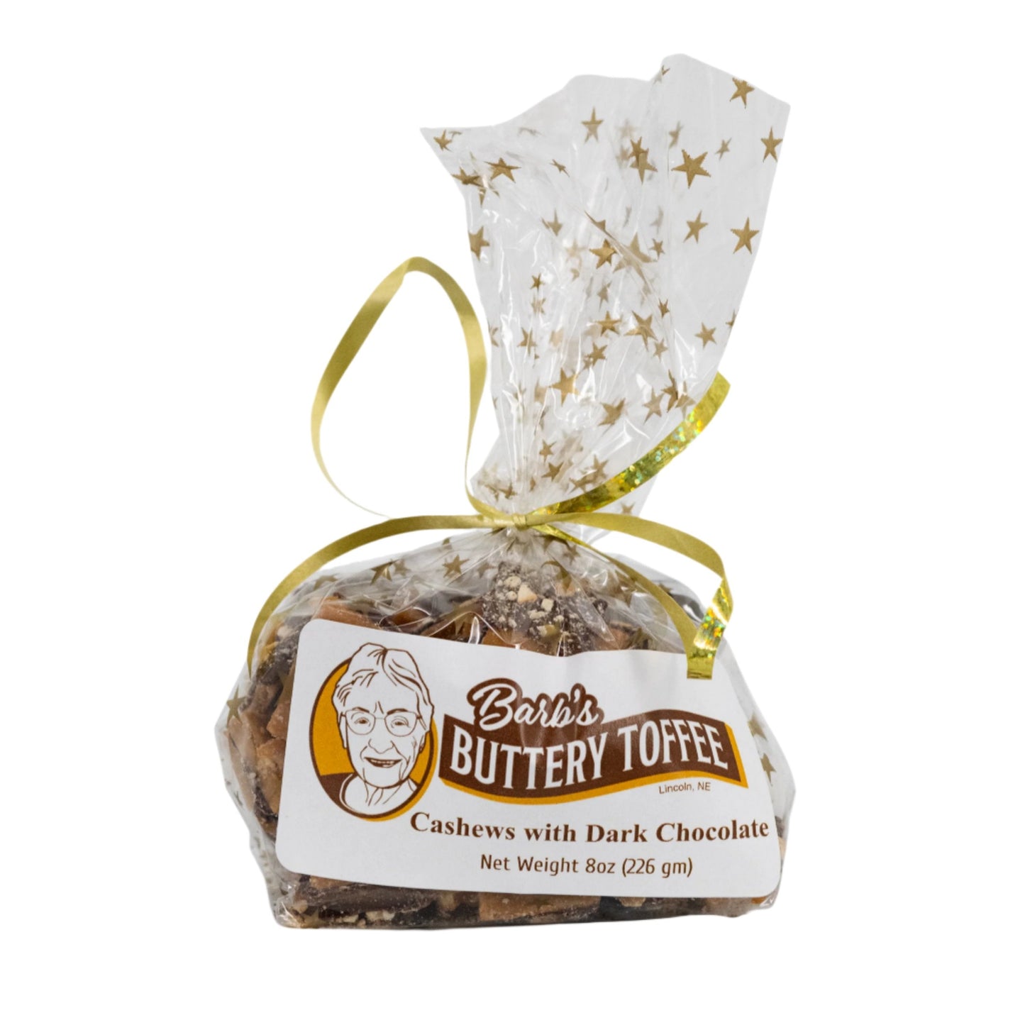 Homemade Dark Chocolate Toffee | 8 oz | Multiple Nut Options | Barb's Buttery Toffee - BuyNebraska.com ~ Blessings Grow Meadows