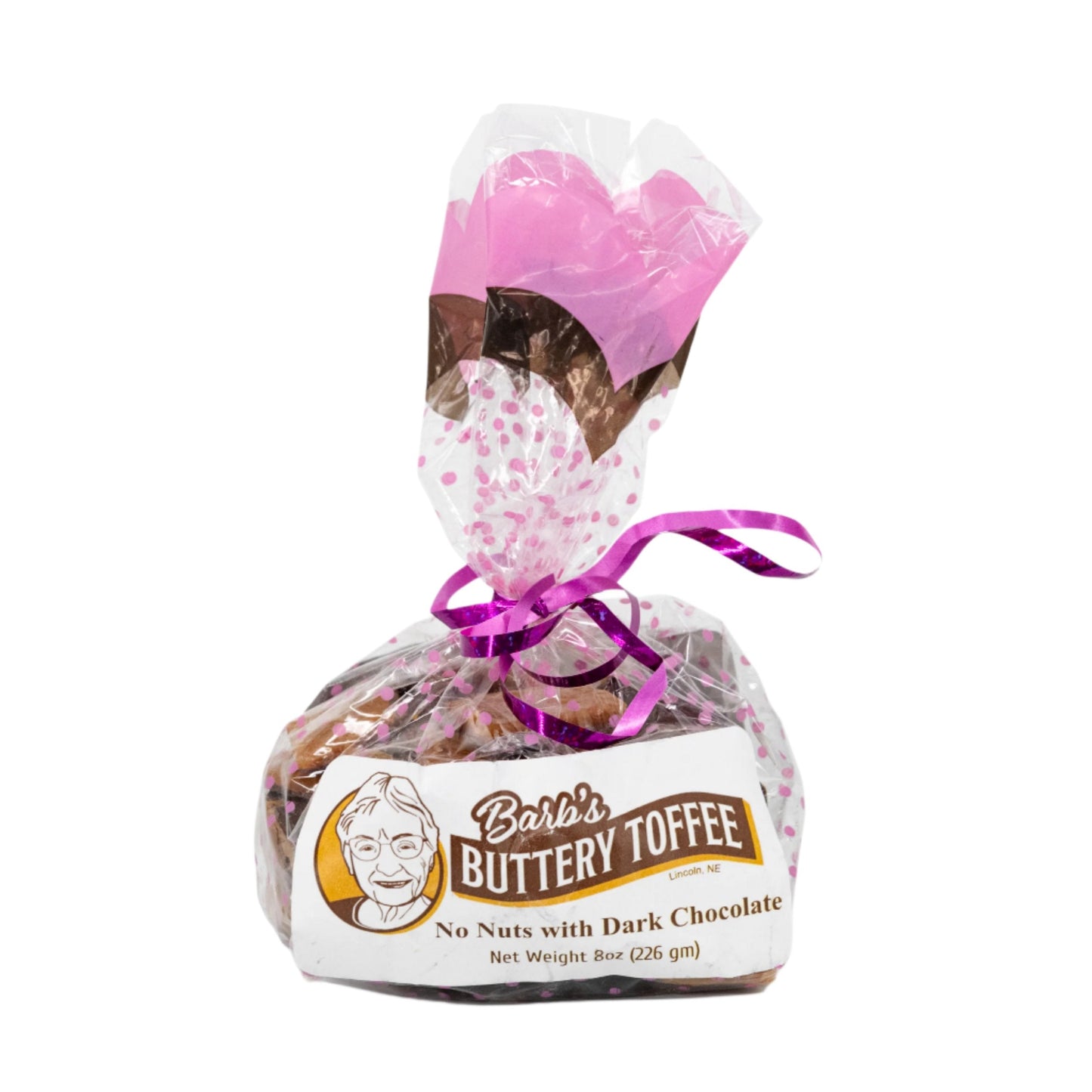 Homemade Dark Chocolate Toffee | 8 oz | Multiple Nut Options | Barb's Buttery Toffee - BuyNebraska.com ~ Blessings Grow Meadows