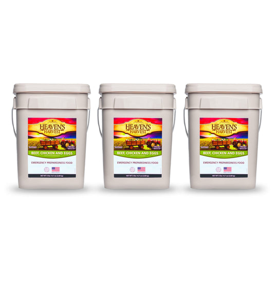 Protein Booster Bucket - 3 Pack - Emergency Survival Food Kit