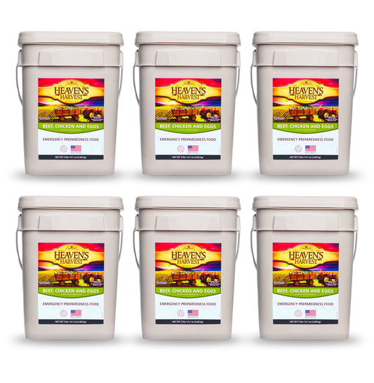 Protein Booster Bucket -  6 Pack - Emergency Survival Food Kit