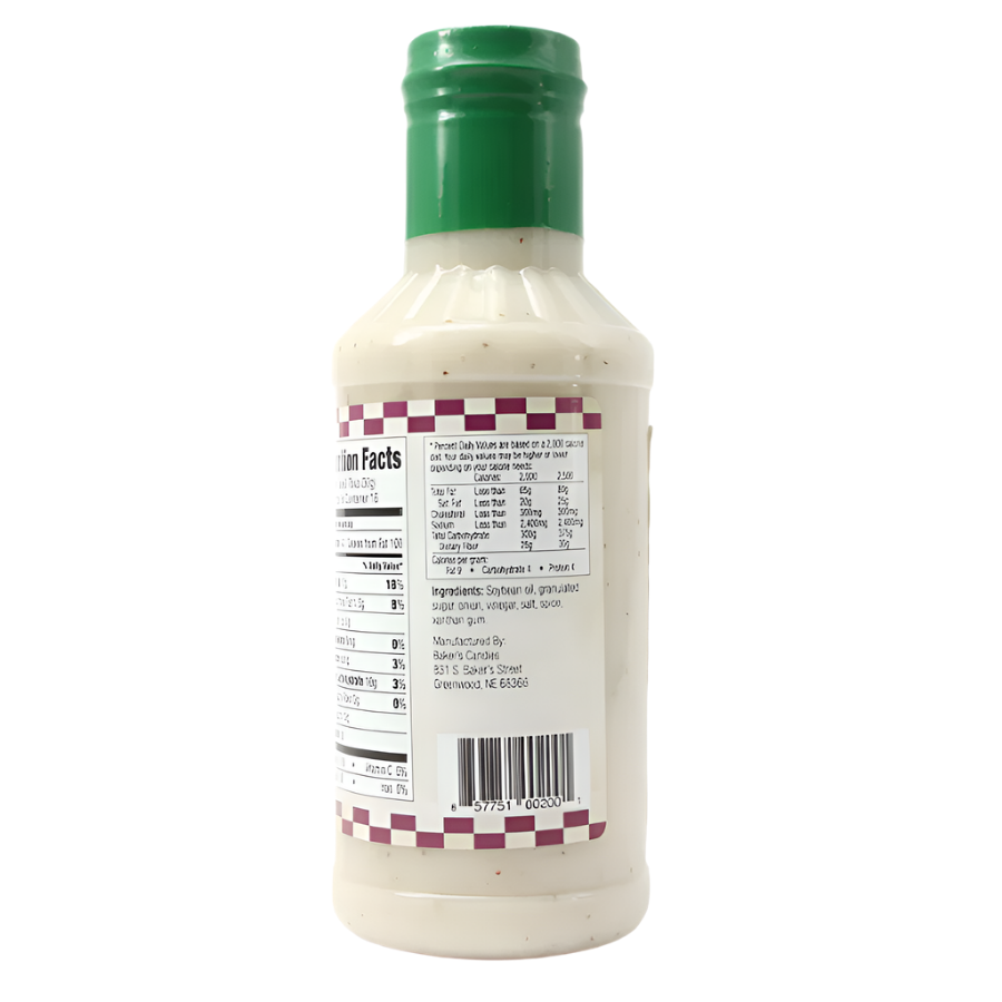 Sweet Onion Salad Dressing | 16 oz | Pack of 2 | Gluten Free | Baker's Candies - BuyNebraska.com ~ Blessings Grow Meadows