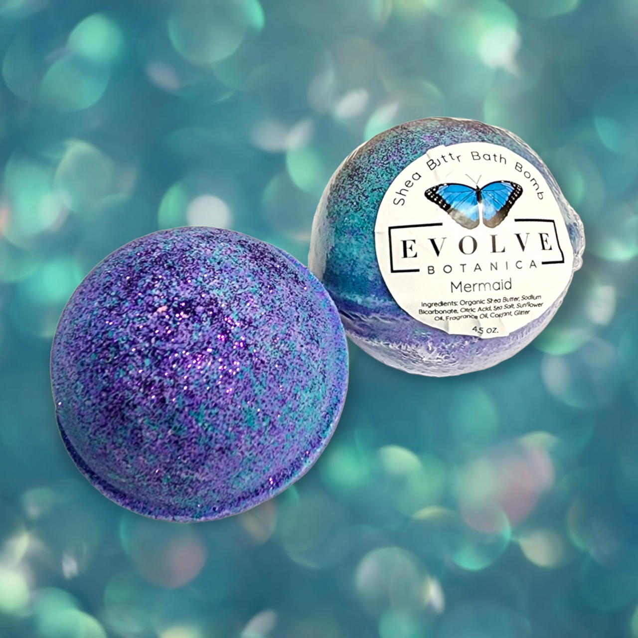 Bath Bomb - Mermaid - Blessings Grow Meadows -