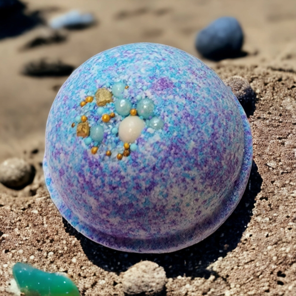 Bath Bomb - Sea Glass - Blessings Grow Meadows -